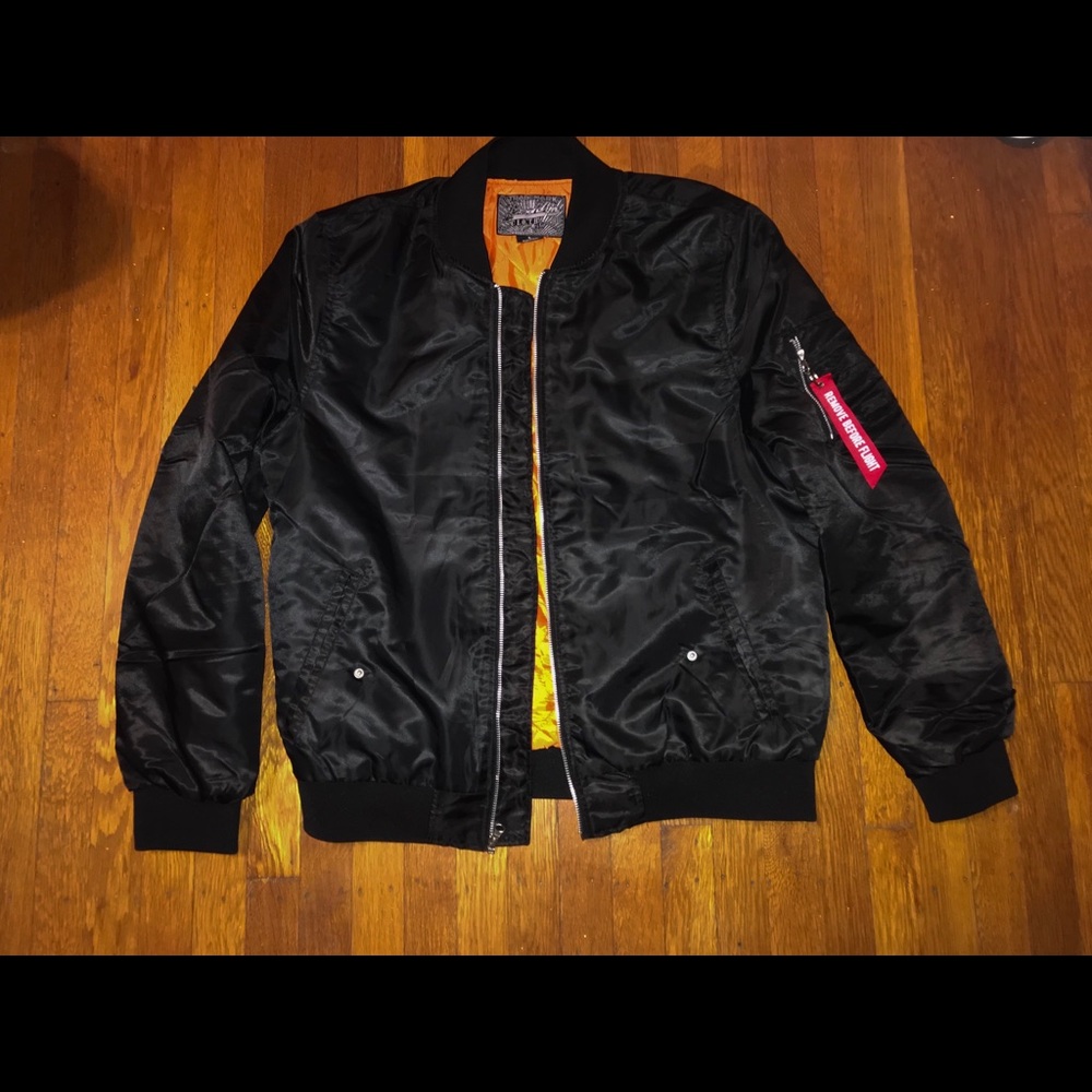 Black Bomber Jacket